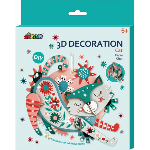 Avenir - 3D Dekoration Katze