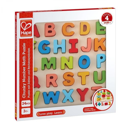 Hape - Puzzle mit Großbuchstaben, 27 Teile