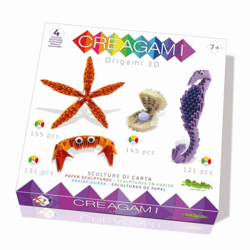 Creagami - Origami 3D 4er Set Meer, 552 Teile