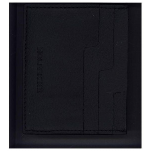 Moleskine Kartenhülle Lineage, Leder, schwarz