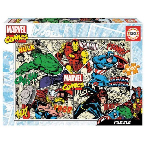 Carletto 9218498 - Educa, Marvel, Comics, Puzzle, 1000 Teile