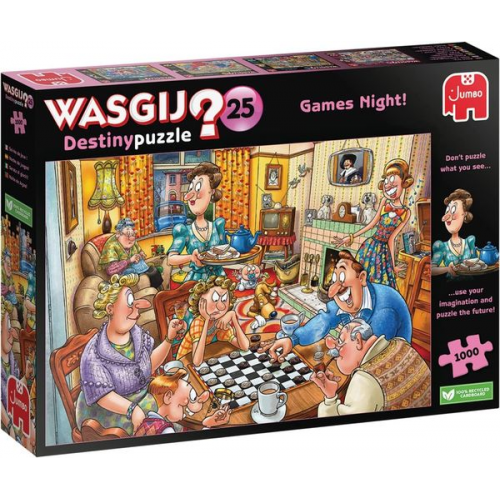 Jumbo Spiele - Wasgij Destiny 25 Games Night, 1000 Teile