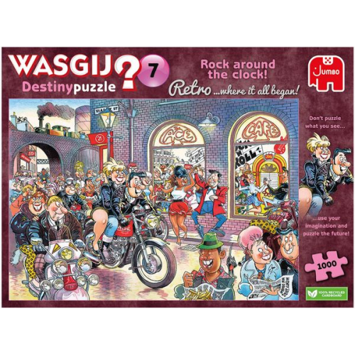 Jumbo Spiele - Wasgij Retro Destiny 7 - Rock around the Clock! 1000 Teile