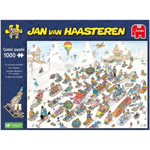 Jumbo Spiele - Jan van Haasteren - Es geht nur bergab, 1000 Teile