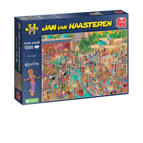 Jumbo 1110100038 - Jan van Haasteren, Efteling, Fata Morgana, Comic-Puzzle, 1000 Teile