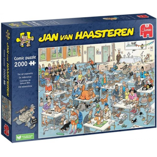 Jumbo Spiele - Jan van Haasteren - Katzenshow, 2000 Teile