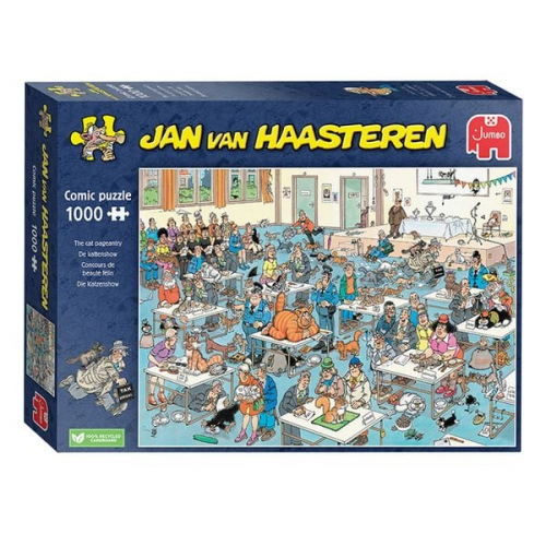 Jumbo Spiele - Jan van Haasteren - Katzenshow, 1000 Teile