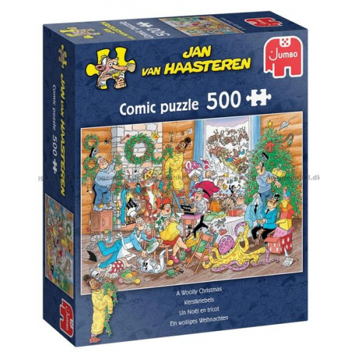 Jumbo Spiele - Jan van Haasteren - Ein wolliges Weihnachten, 500 Teile