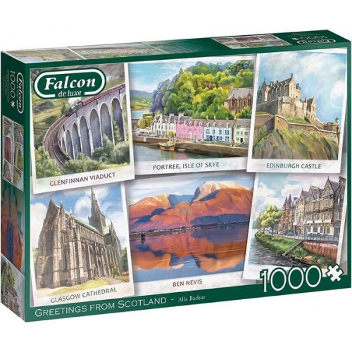 Jumbo Spiele - Greetings from Scotland, 1000 Teile