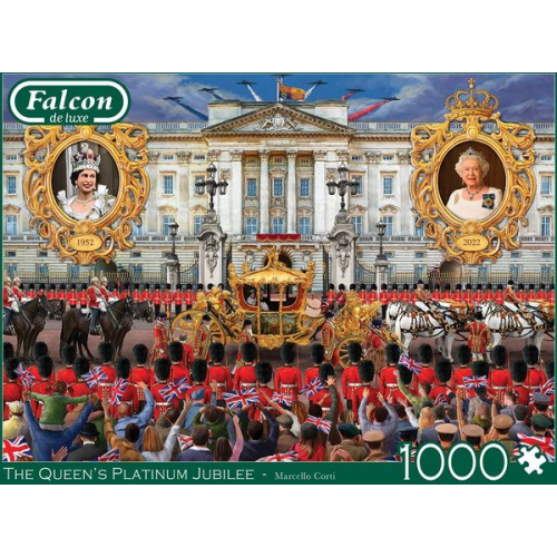 Jumbo Spiele - The Queens Platinum Jubilee , 1000 Teile