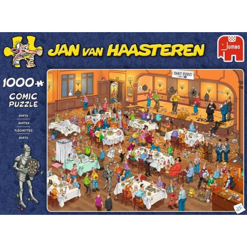 Jumbo Spiele - Jan van Haasteren - Dart Turnier, 1000 Teile