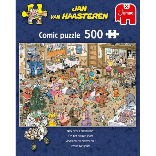 Jumbo Spiele - Jan van Haasteren - Prosit Neujahr!, 500 Teile