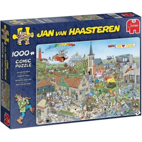 Jumbo Spiele - Jan van Haasteren - Reif für die Insel, 1000 Teile