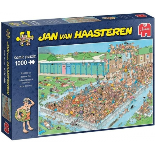 Jumbo Spiele - Jan van Haasteren - Ab in den Pool!, 1000 Teile