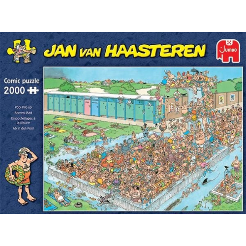 Jumbo Spiele - Jan van Haasteren - Ab in den Pool, 2000 Teile