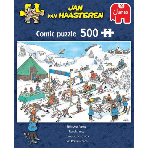 Jumbo Spiele - Jan van Haasteren - Rentier-Rennen - 500 Teile