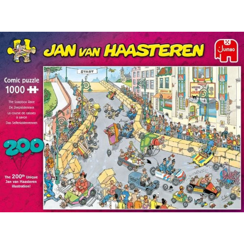 Jumbo Spiele - Jan van Haasteren - Seifenkistenrennen, 1000 Teile