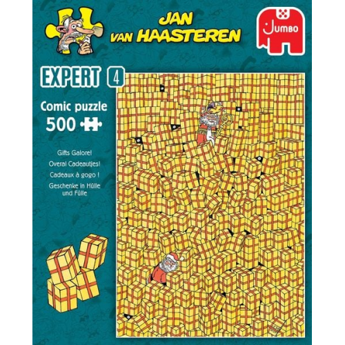 Jumbo Spiele - Jan van Haasteren Expert - Geschenke in Hülle und Fülle, 500 Teile