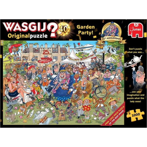 Jumbo Spiele - Wasgij Original 40 - Gartenfest, 1000 Teile