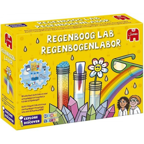 Jumbo 70033 - Regenbogenlabor, Farb-Experimentierkasten