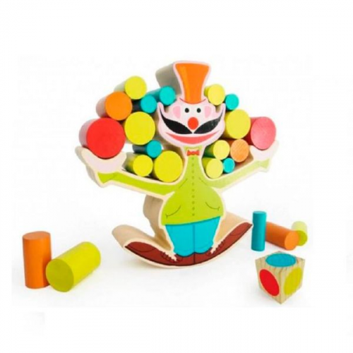 Holz Balancing Clown, 15 Teile