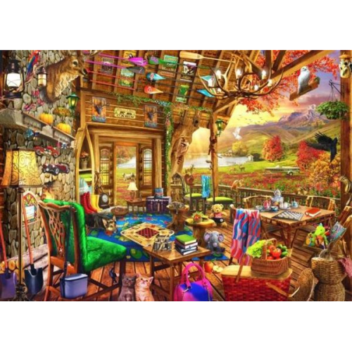 Brain Tree - Cozy Porch 1000 Pieces Jigsaw Puzzle for Adults