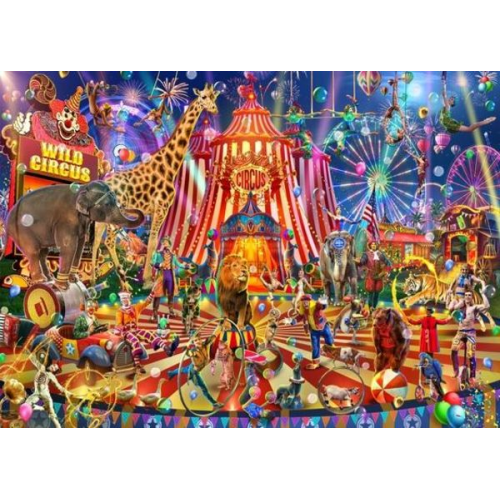 Brain Tree - Wild Circus 1000 Pieces Jigsaw Puzzle for Adults
