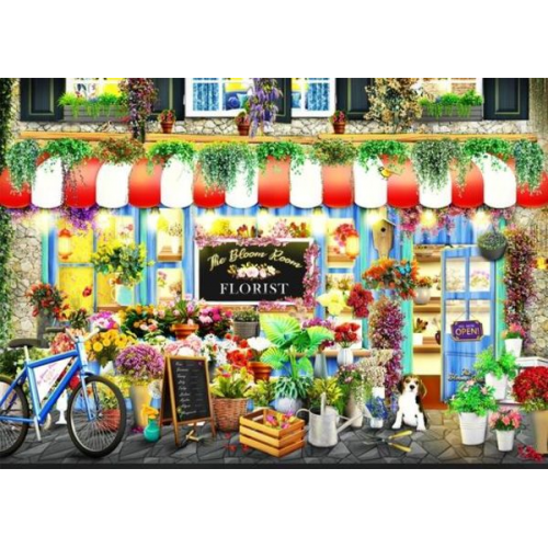 Brain Tree - Flower Shop 1000 Pieces Jigsaw Puzzle for Adults