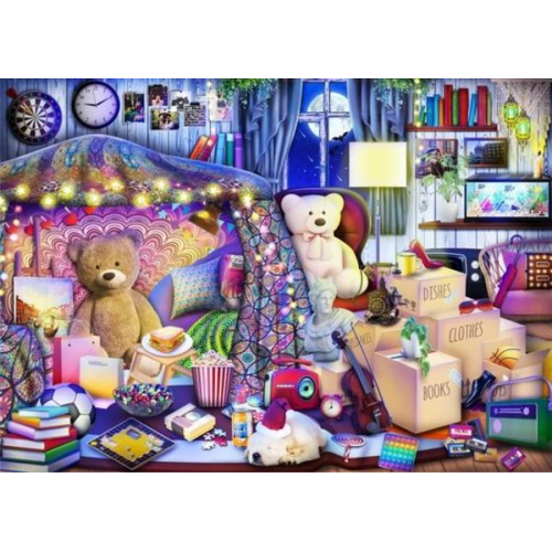 Brain Tree - Teddy's Room 1000 Pieces Jigsaw Puzzle for Adults