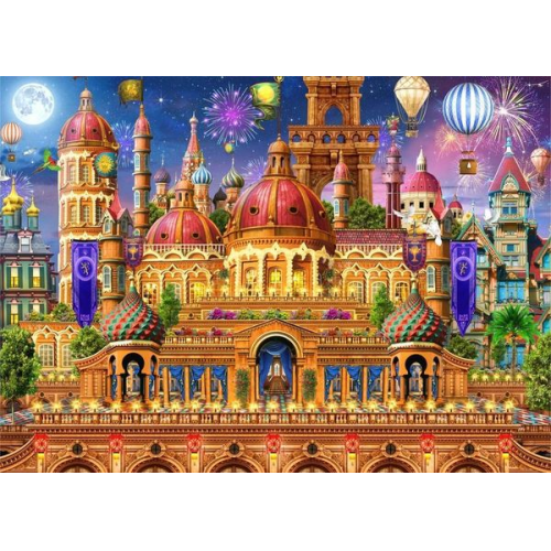 Brain Tree - Castle Festival 1000 Pieces Jigsaw Puzzle for Adults