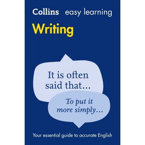 Collins Dictionaries - Collins Easy Learning English - Easy Learning Writing