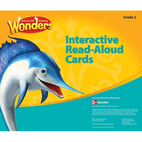 McGraw Hill - Reading Wonders, Grade 2, Interactive Read Aloud Cards Grade 2