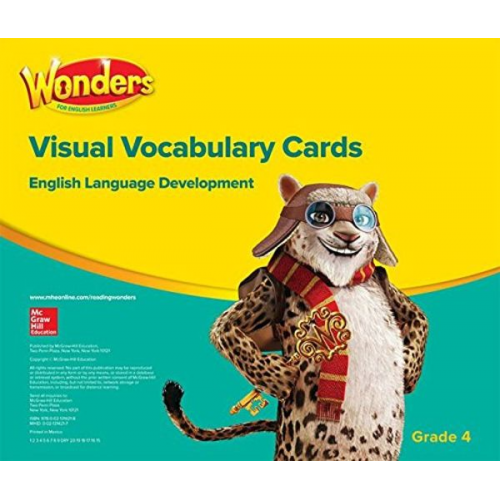 Wonders for English Learners G4 Visual Vocabulary Cards