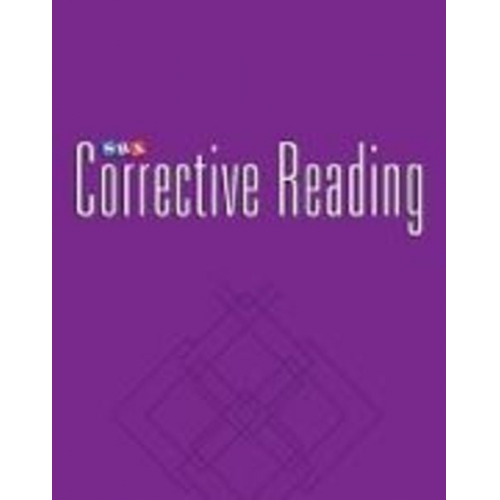 McGraw Hill - Corrective Reading Comprehension Level B2, Teacher Materials