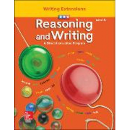 McGraw Hill - Reasoning and Writing Level A, Writing Extensions Blackline Masters