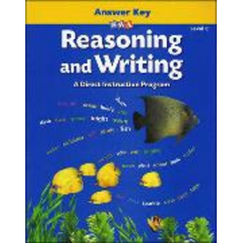 McGraw Hill - Reasoning and Writing Level C, Additional Answer Key