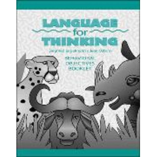 McGraw Hill - Language for Thinking Grades 1-3, Behavioral Objectives Book