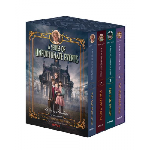 Lemony Snicket - Snicket, L: Series of Unfortunate Events #1-4 Netflix Tie-In