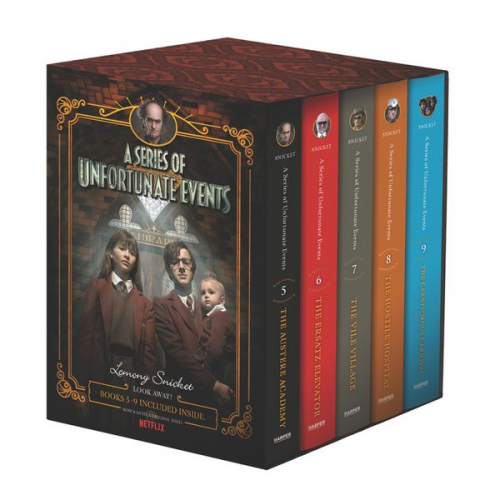 Lemony Snicket - A Series of Unfortunate Events #5-9 Netflix Tie-In Box Set