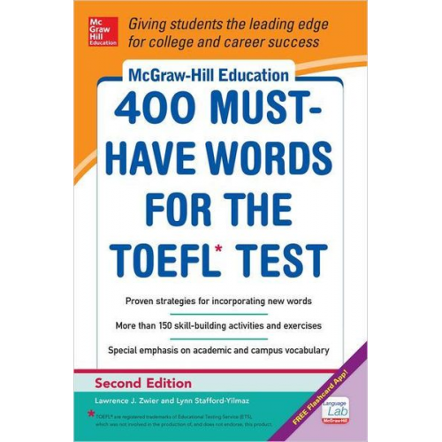 Lynn Stafford-Yilmaz Lawrence Zwier - 400 Must Have Words for the TOEFL