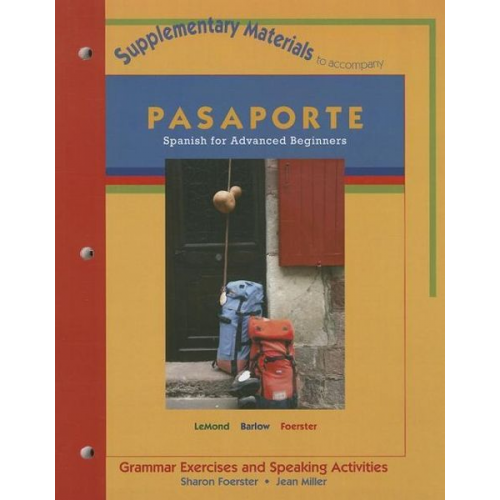 Sharon W. Foerster Foerster Sharon Jean Miller - Lsc Cps1 (): Lsc Cps1 (Gen Use) Supplementary Materials T/A Pasaporte