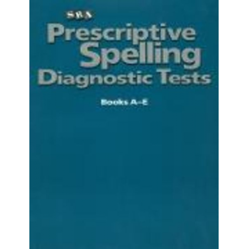 McGraw Hill - Prescriptive Spelling, Diagnostic Test