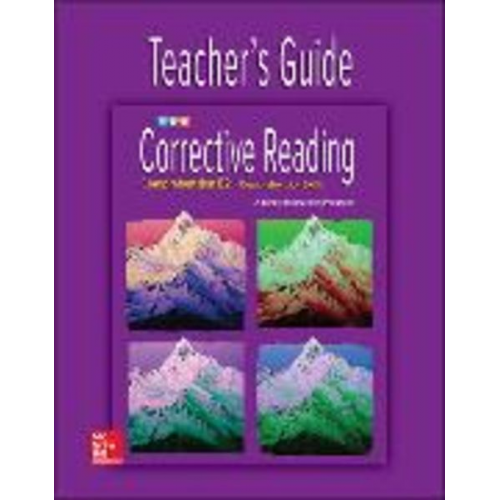 McGraw Hill - Corrective Reading Comprehension Level B2, Teacher Guide