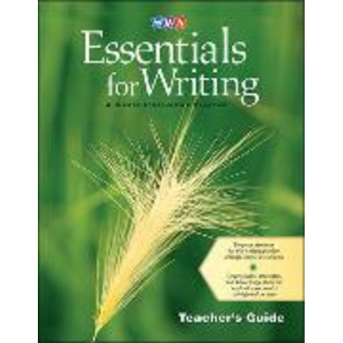 Siegfried Engelmann - Sra Essentials for Writing Teacher's Guide