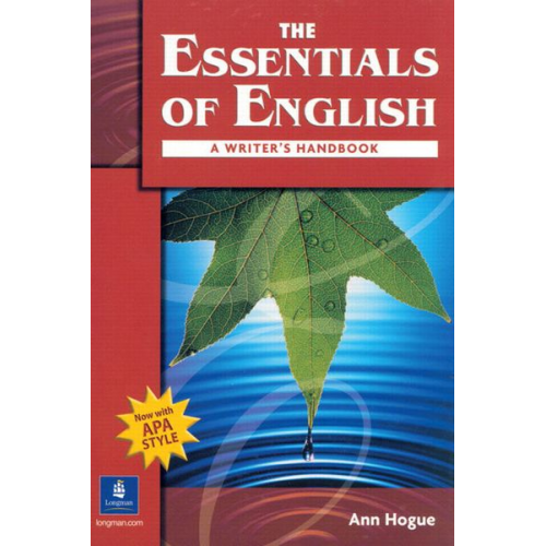 Ann Hogue - Hogue, a: Essentials Of English N/e Book with Apa Style