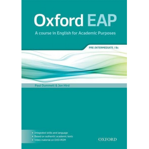 Oxford EAP: Pre-Intermediate B1. Student's Book and DVD-ROM Pack