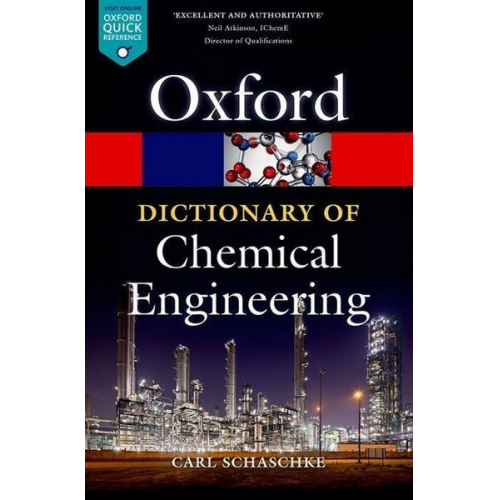 Carl Schaschke - A Dictionary of Chemical Engineering