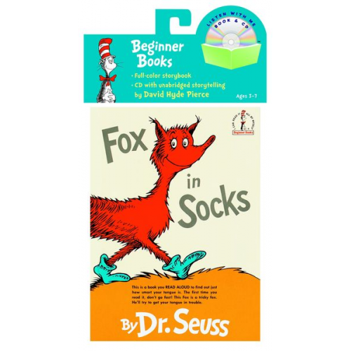 Dr Seuss Theodor Seuss Geisel - Fox in Socks Book & CD