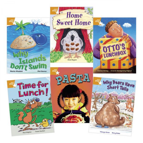 Anne Adeney Damian Harvey Hiawyn Oram Martin Waddell Paul Shipton - Learn at Home:Star Reading Orange Level Pack (5 fiction and 1 non-fiction book)