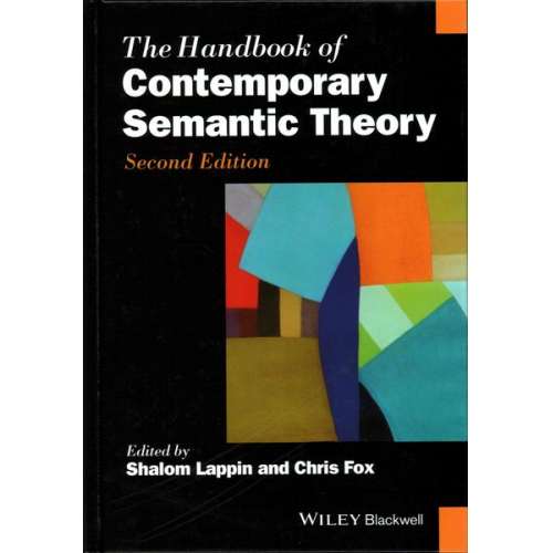 Shalom Lappin Chris Fox - The Handbook of Contemporary Semantic Theory